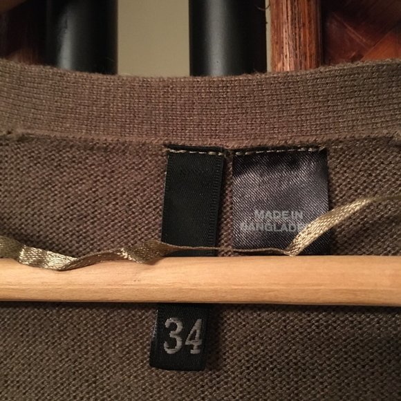 Vintage Y2K Tiger Wool Blend Long Button Down Cardigan - Picture 5 of 7